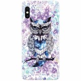 Husa silicon pentru Xiaomi Mi Max 3, Abstract Owl