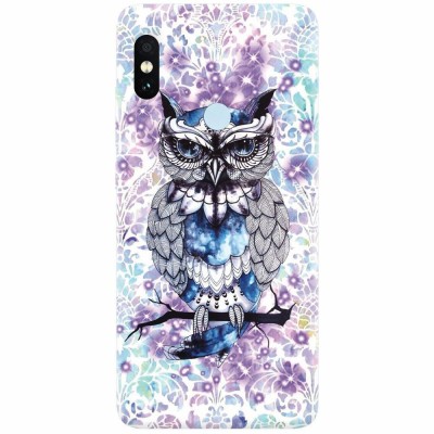 Husa silicon pentru Xiaomi Remdi Note 5 Pro, Abstract Owl foto