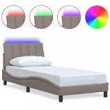 Cumpara ieftin Cadru de pat fara saltea Hanko Taupe 90x200 cm tesatura