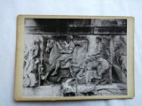 bnk foto Grecia - Athena - Acropole - Parthenon - Detaliu de friza - Albumen 29x22 cm 1880