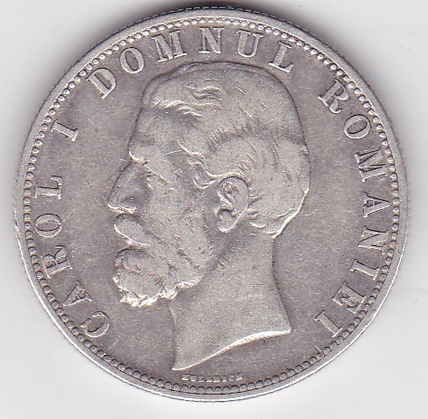 ROMANIA 5 LEI 1880