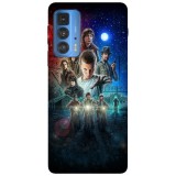 Husa compatibila cu Motorola G20 model Stranger Things The Massacre at Hawkins Lab, Silicon, TPU, Viceversa, Transparent, Carcasa