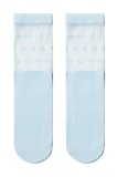 Șosete poliamidă cu model buline, Conte Fantasy 19C-29CP, Blue, 36-39 (23-25)