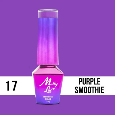 MOLLY LAC UV/LED gel Cocktails and Drinks - Purple Smoothie 17, 5ml foto