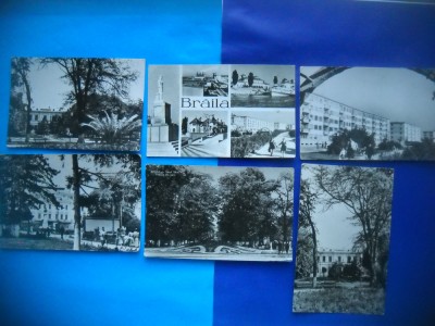 HOPCT LOT NR 175 BRAILA -6 CARTI POSTALE-RPR-CIRCULATE foto