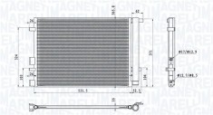 MAGNETI MARELLI 350203100700 Condensator, climatizare