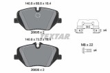 Set placute frana disc BMW 1, 2 Active, 5, X1, X2, X3 G45; Mini Mini, Mini Aceman, Mini Cooper, Mini Countryman Motor 1.5 C, 116, 118 d, 140.8 mm,