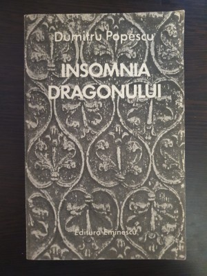 INSOMNIA DRAGONULUI - Dumitru Popescu foto
