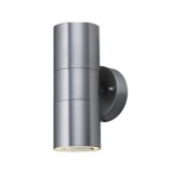 Aplica de exterior Manolya-2, Inox, IP44, GU10, max 2x35W