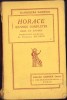 C5096N Horace, Oeuvres compl&eacute;tes, Odes et &eacute;podes, 1931