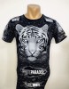 Tricou bărbătesc imprimeu tigru alb - XXL