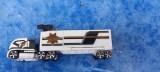 White American Police, macheta metalica camion transportor 20*4*5.5 cm