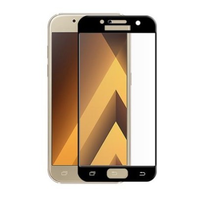 Folie sticla securizata 5D Full Glue pentru Samsung Galaxy A5 (2017), Negru foto