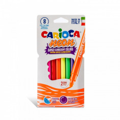 Carioci fluorescente 8 culori cutie CARIOCA Neon. foto