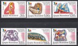 Romania 1995, LP.1397,1398-Concursurile Preol. Atlanta, Serie+Colita,4 poze, MNH
