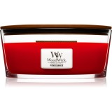 Woodwick Pomegranate lum&acirc;nare parfumată cu fitil din lemn (hearthwick) 453.6 g