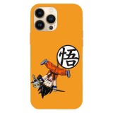 Husa compatibila cu Apple iPhone 13 Pro Max model Dragon Ball Kid Goku, Silicon, TPU, Viceversa, Transparent, Carcasa