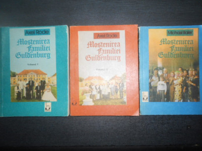 Axel Rode, Michael Baier - Mostenirea familiei Guldenburg 3 volume foto