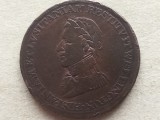 JETON PROVINCIILE CANADIENE- &frac12; PENNY 1812 Wellington (Salamanca)