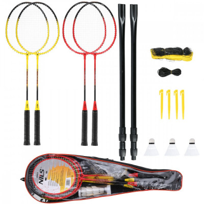 Set Complet Badminton Nils NRZ264 FitLine Training foto