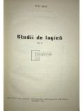 Ath. Joja - Studii de logica, vol. 2 (Editia: 1966)