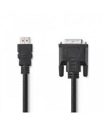 Cablu HDMI - DVI-D 24+1 pin tata 2m Nedis foto