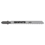 Set 25 lame pentru fierastrau vertical Graphite, CrV, prindere T, 75x100 mm, 10 TPI