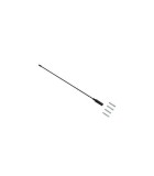 Antena auto 42.5cm cu filet interior 6mm +4 adaptoare Sunker A3