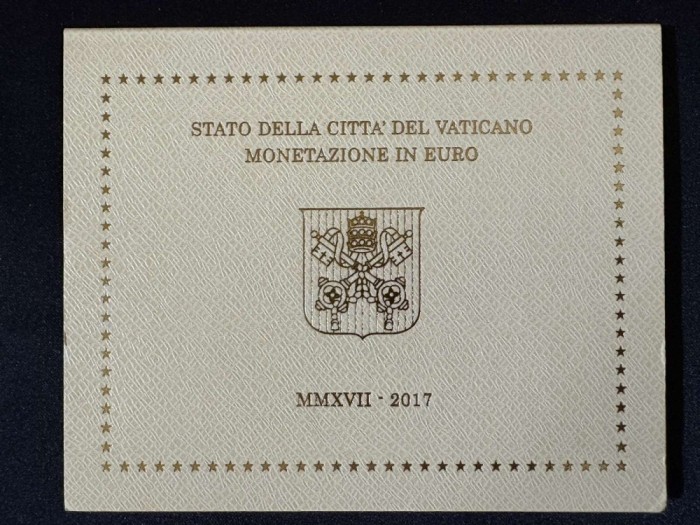 Vatican 2017 - set complet de la 1 cent la 2 euro BU