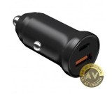 Incarcator Auto DEVIA Smart Mini 30W 3A 1 x USB-A - 1 x USB-C Negru
