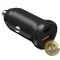 Incarcator Auto DEVIA Smart Mini 30W 3A 1 x USB-A - 1 x USB-C Negru