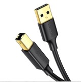 Cablu Imprimanta UGREEN US135, USB-A - USB-B, 2m, Negru