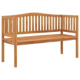 VidaXL Bancă de grădină, 150 cm, lemn masiv de tec 49359