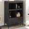 vidaXL Dulap &icirc;nalt, negru, 68x39x101,5 cm, oțel 843102