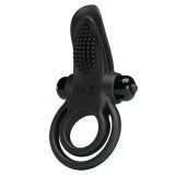 Cumpara ieftin Inel Penis Cu Vibratii, Negru, Pretty Love