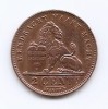 Belgia 2 centimes 1919 - Albert I, (text olandez) Cupru, 21,5 mm, KM-65, Europa, Cupru (arama)