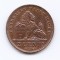 Belgia 2 centimes 1919 - Albert I, (text olandez) Cupru, 21,5 mm, KM-65