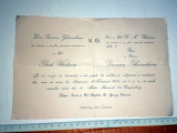 Cumpara ieftin INVITATIE LA NUNTA 1925 CAMPULUNG