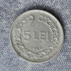 5 LEI 1950 -R.P. Romania -xf +