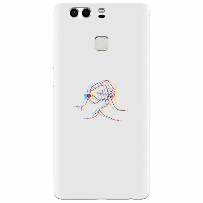 Husa silicon pentru Huawei P9 Plus, With Love