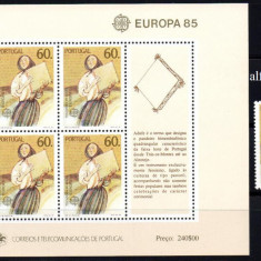 Portugalia 1985, EUROPA CEPT, serie neuzata, MNH