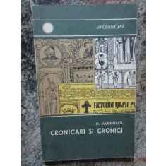D. MARTINESCU - CRONICARI SI CRONICI