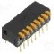 Intrerupator DIP, 2 pozitii, montare THT, 8 sectiuni, OMRON OCB - A6DR-8100