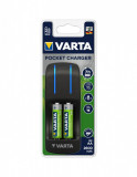 Incarcator Varta Pocket cu 4 acumulatori AA 1,2 V 2600mAh Ni-MH 57642