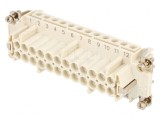 Conector HDC Inserturi Contact Mamă S-E PIN 24 PE 16A