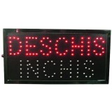 Panou cu reclama luminoasa LED Deschis-Inchis, 48,5 x 25.5 cm