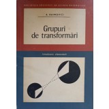 GRUPURI DE TRANSFORMARI. INTRODUCERE ELEMENTARA-ADOLF HAIMOVICI-349086