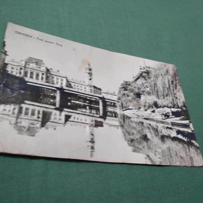 CARTE POSTALA CIRCULATA ORADEA-POD PESTE CRIS
