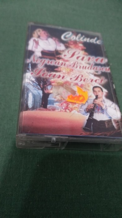 CASETA AUDIO SAVA NEGREAN BRUDASCU /IOAN BERCI -COLINDE ORIGINAL FOARTE RARA !!