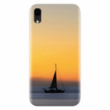 Husa silicon pentru Apple Iphone XR, Wind Sail Boat Ocean Sunset